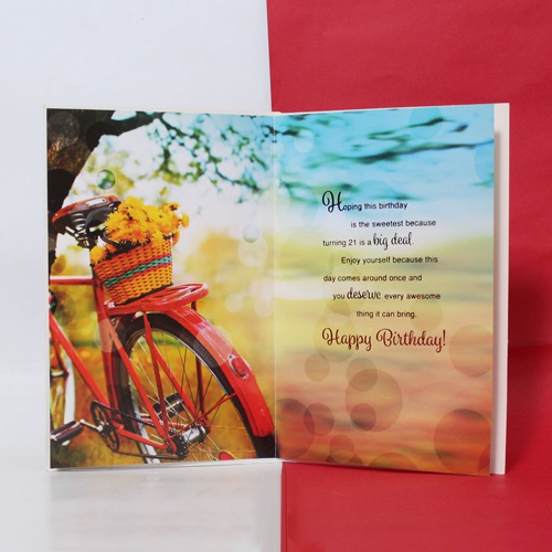 Birthday Wishes As Your Turn 21th| Birthday Greeting Card