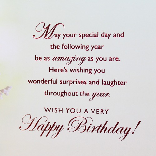 On Your Birthday This Comes To Let You Know You're Thought Of With Love on This Day| Birthday Greeting Card