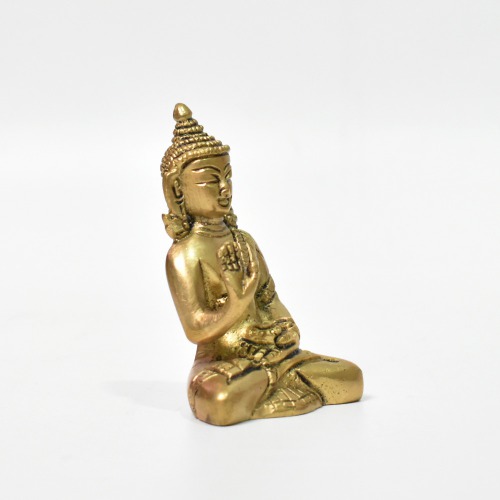 Small Size Gautama Buddha Seated Murti | Gautam buddha Laughing Buddha ,Idol Lord Gautam Buddha Handicraft Statue Decorative