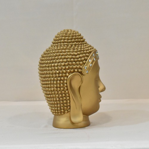 Decorative Buddha Face Statue Showpiece | Entique Lord Buddha Set Handicraft Idol God Gautama Buddha Statue