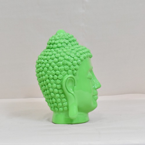 Green Face Buddha Statue | Buddha Statue For Table Decor, Buddha Figurine Decorative Showpiece Decorative Showpiece