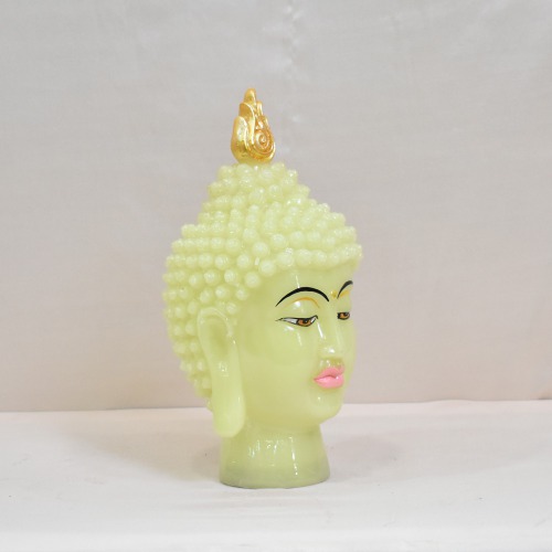 Small Face Buddha Handicraft Idol God Gautam Buddh Statue, Feng Shui Decorative Spiritual Puja Vastu Showpiece Figurine