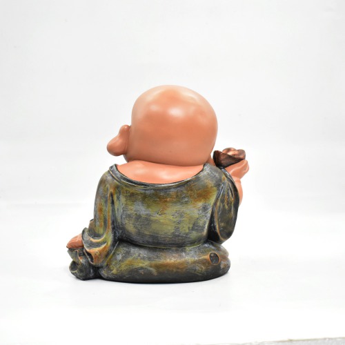 Laughing Little Monk Buddha Set Of 3 Statue | Buddha Statue Monk| Figurine Home Decorative Showpiece