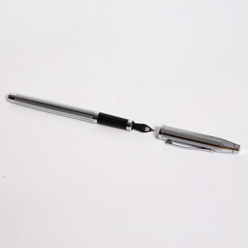 Classic Century Brushed Chrome Rollerball Pen