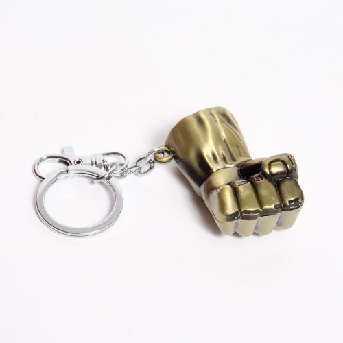 Hulk Gold Stainless Steel Keychain Metal For Gifting With Key Ring Anti-Rust