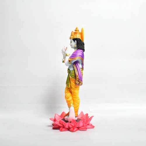Krishna Standing In Lotus Statue | Decor Your Home | Office And Gift Your Relatives | Showpiece Figurines