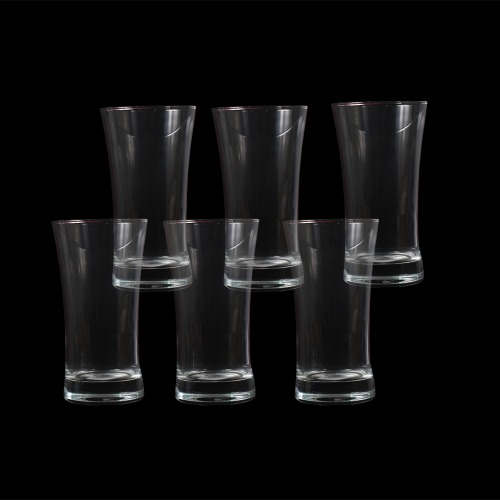 Water Glass Juice Glass Water Glass Set Crystal Glass Set 300 ml Aquatic Glasses Set of 6 pcs