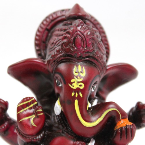 Brown Colour Ganesha Ganpati Sitting Idol For Car Dashboard Home & Office | Spiritual | Ganesha Murti