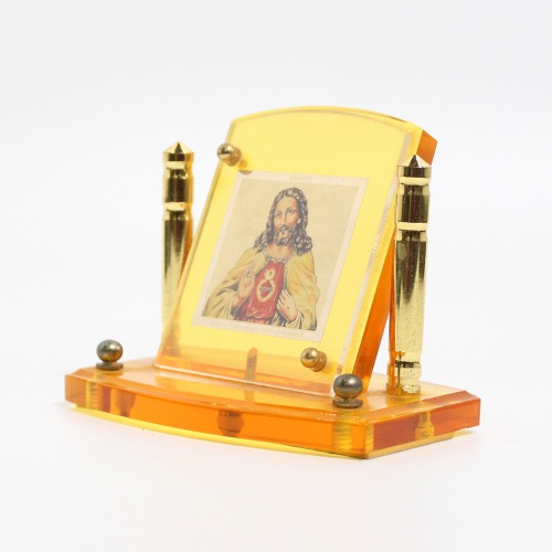 Jesus Photo Frame Yellow Colour Statue | Photo Frame Painting Wall Hanging Home Decoration Living | Bed Room