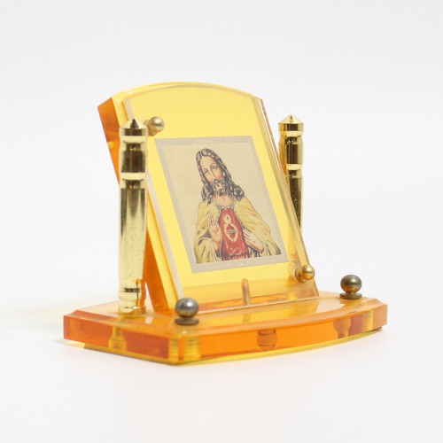 Jesus Photo Frame Yellow Colour Statue | Photo Frame Painting Wall Hanging Home Decoration Living | Bed Room
