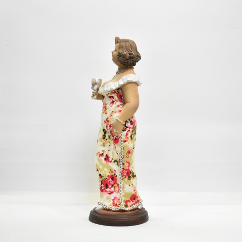 Fat Woman Figure Statue Lady Figurine Sculpture Resin Desktop Decor Stand | Sculpture Resin Desktop Decor