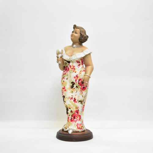 Fat Woman Figure Statue Lady Figurine Sculpture Resin Desktop Decor Stand | Sculpture Resin Desktop Decor