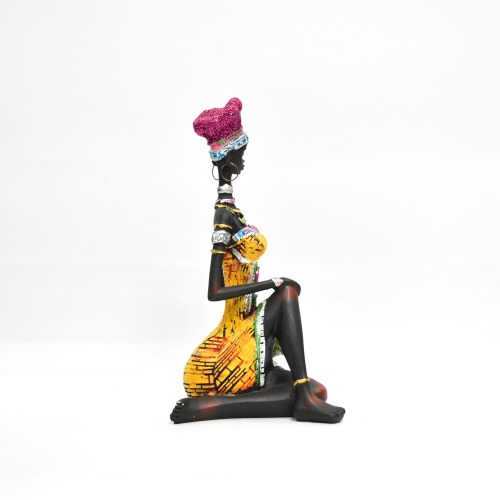 Poly resin Nigro Lady Idol for Home Decor |Sculpture Resin Desktop Decor