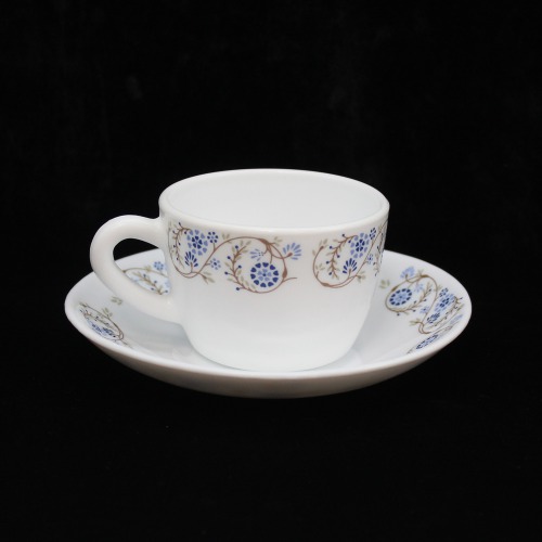 Beautifully Designed Printed Flower Design Tea Cup And Saucer 6 Piece Set For Tea | Green Tea Or Coffee