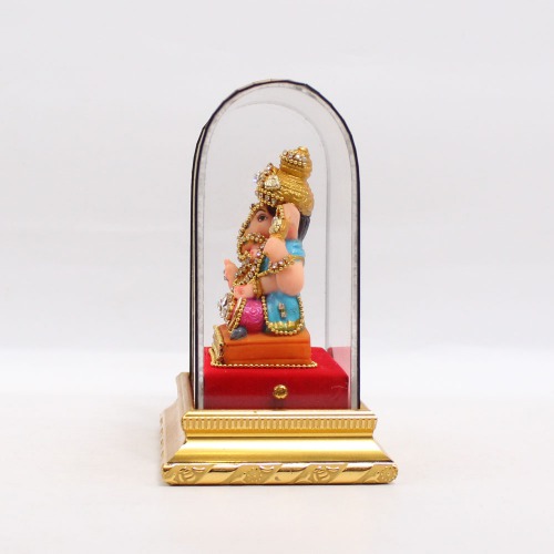 Dagdu Shet Cabinate Ganesha Murti | Ganesha showpiece | Showpieces In Home | Car Dashboard