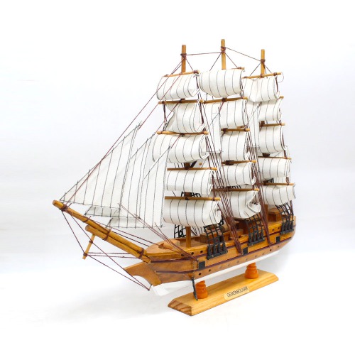 Home Decorative Wooden Sailing Ship Nautical Showpiece | Best Showpiece for Office and Home Decor
