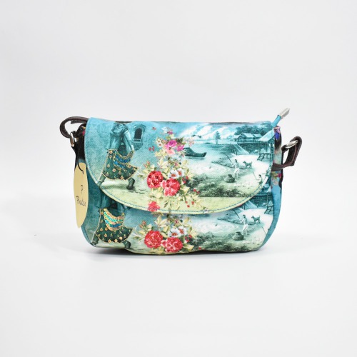 Pinaken Floral Printed Messenger Bag