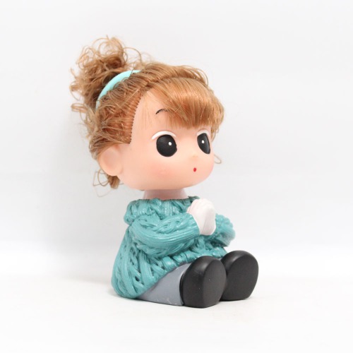 Namste Baby Girl Doll Shaped Money Saving Bank Toy for Kids | Showpiece | Decor | Kids | Piggy Bank