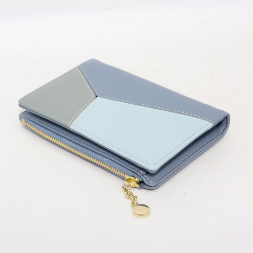 Small  Gray Patchwork Lady Trendy Wallet For Women | Wallet for Women