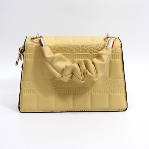 Mostdary Women Quilted Shoulder Handbag(Yellow) | Shoulder Hand bag For Ladies