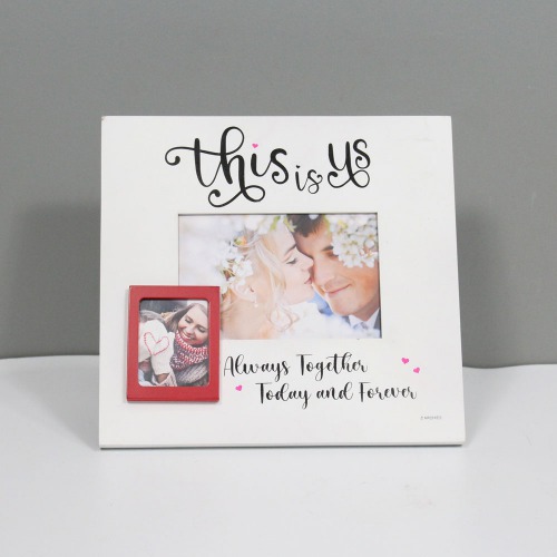 This is us Always Together Today and Forever Wooden Frame | Wooden Photo Frame| Tabletop Frame| For Special One