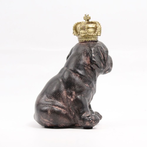 Antiqued Bronze Finished Dog Figure Showpiece For home Decor