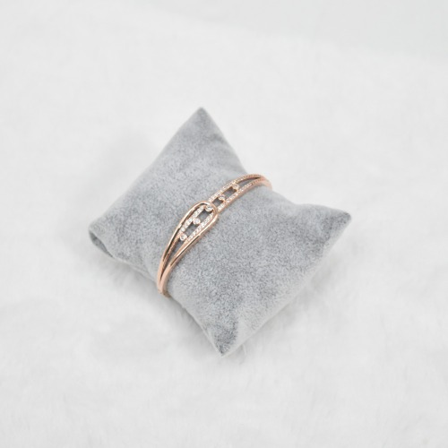 Rose Gold Diamond Studded Free Size Kada Bracelets For Women | Kada | Bracelet For Women