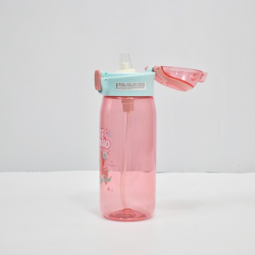 Cute Water Bottle with Sipper | Sipper Bottle for Kids - Anti-Leak Cartoon Kids Water Bottle for Kids