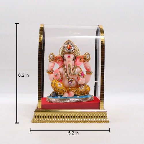 Cabinate Ganesha Murti | Ganesha Murti | Statue For Living Room | Ganesha | Showpieces In Home | Car Dashboard
