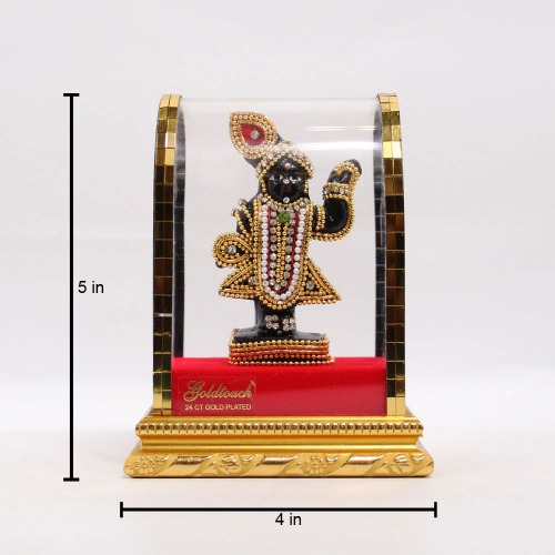 Black Shrinathji Cabinet Murti | Shrinathji Murti | Shrinathji | Statue For Living Room | Shrinathji showpiece