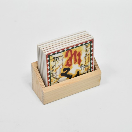 Mera Bharat Mahan Design Tea Coffee Coaster Set Home Decor Handicrafts | Home Decor | Home Decorative Items