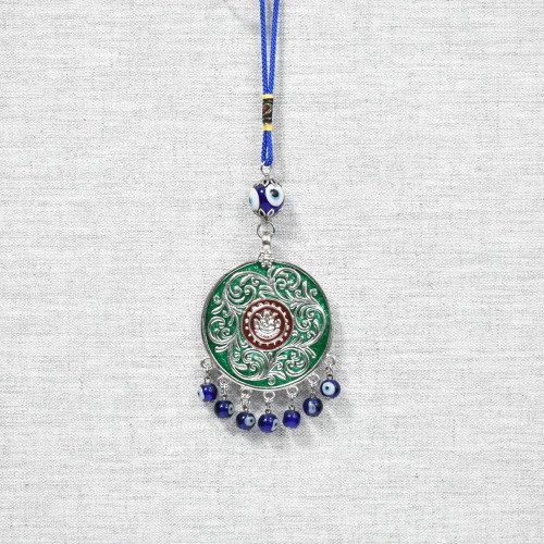 Om Mina Evil Eye Hanging For Vastu Feng Shui Good Luck Prosperity Success Health Wealth Office Home Decor