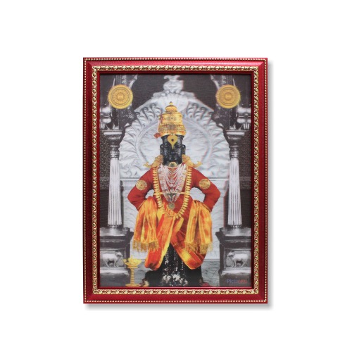 Lord Vitthal | Vitthal Photo Frame Big For Pooja Room | Frames | Gods frames | Spirituals | Wall Frame | Wall Hanging