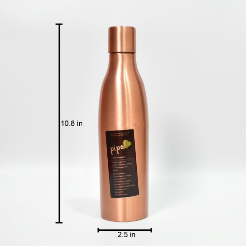 Pure Copper Water Bottle and 2 Glass