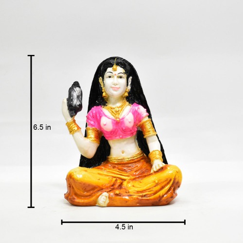 Rajasthani Lady Statue For Home Decor