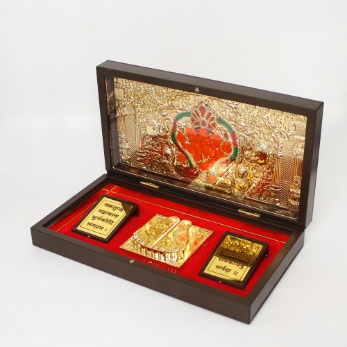 Gold Plated Siddhivinayak Bappa with Box