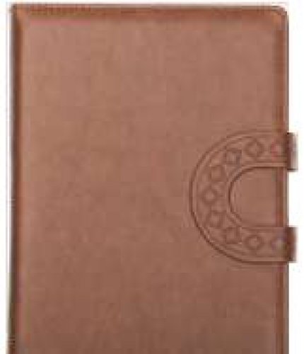 U-Loop | Soft Leather Padded Sophisticated Designed Diary Notebook | Attractive Floral Patterned U Shape Magnetic Loop