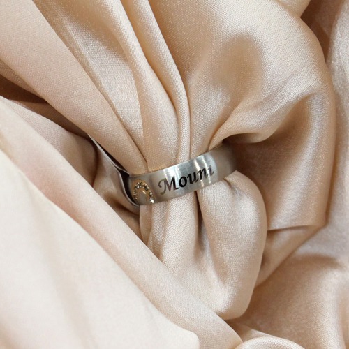 Silver Ladies Finger Ring | Metal Name Ring Customise Your Ring For Girls