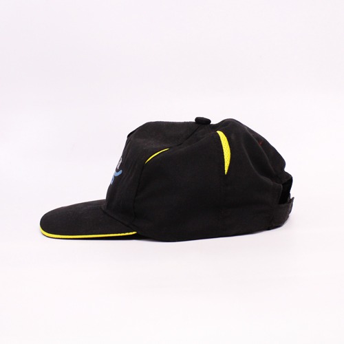 Black Personalised Caps, Custom Name Printed Adjustable Cap | Gift For Boys